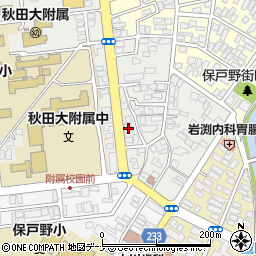 秋田県秋田市保戸野原の町5-3周辺の地図