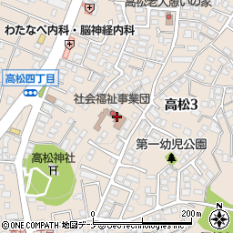 岩手県社会福祉事業団事務局周辺の地図