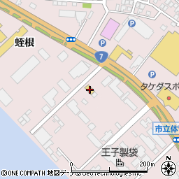 秋田スズキカー秋田周辺の地図
