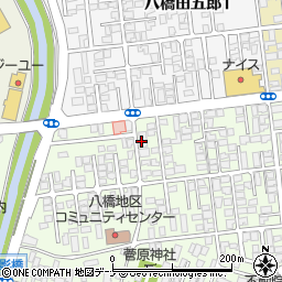株式会社ユアテック　八橋寮周辺の地図