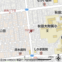株式会社アオモリパイル　秋田営業所周辺の地図