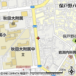 株式会社ルームワン　秋田店周辺の地図