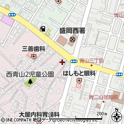 日本電気工業盛岡支店周辺の地図