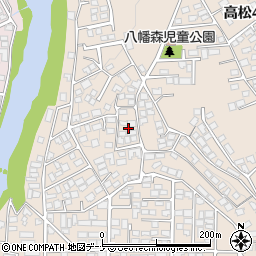 岩手県盛岡市高松4丁目6周辺の地図