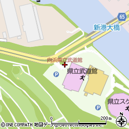 向浜県立武道館周辺の地図