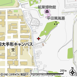秋田県秋田市手形大沢22周辺の地図