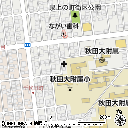 秋田県秋田市保戸野原の町12-31周辺の地図