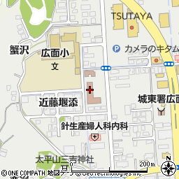 ニチイのきらめき秋田周辺の地図