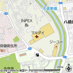 株式会社マルダイ　八橋店周辺の地図