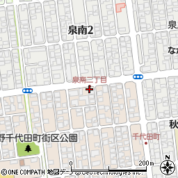 株式会社北日本朝日航洋　秋田支店周辺の地図
