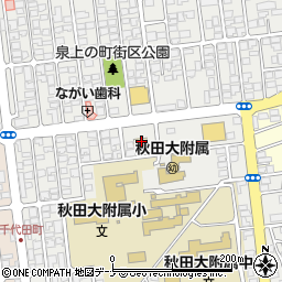 秋田県秋田市保戸野原の町16-33周辺の地図