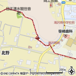 岩手県滝沢市鵜飼稲荷142周辺の地図