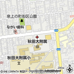 秋田県秋田市保戸野原の町15-6周辺の地図