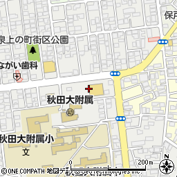 秋田県秋田市保戸野原の町15周辺の地図