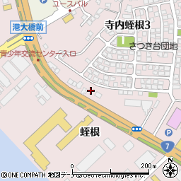 中村塗料販売株式会社　秋田営業所周辺の地図