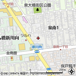 秋田県学校生活協同組合周辺の地図