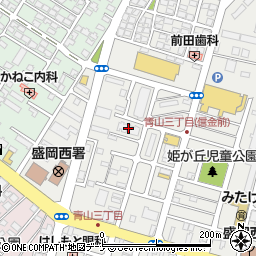 市営青山西アパート周辺の地図
