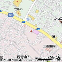 東北銀行青山支店周辺の地図