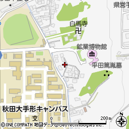 秋田県秋田市手形大沢28-4周辺の地図