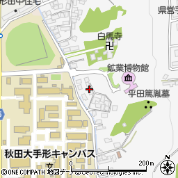 秋田県秋田市手形大沢28-5周辺の地図