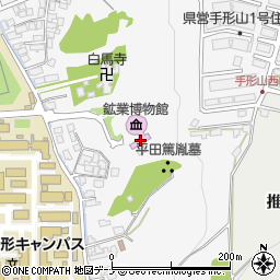 秋田県秋田市手形大沢周辺の地図