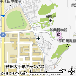 秋田県秋田市手形大沢512周辺の地図