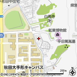 秋田県秋田市手形大沢512-1周辺の地図