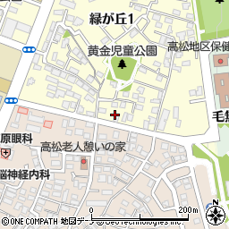 栄冠社周辺の地図