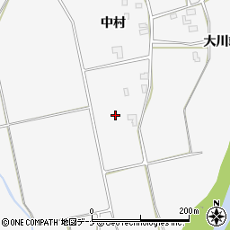 秋田県仙北市田沢湖生保内中村64周辺の地図