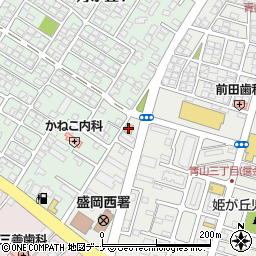 ファミリーマート盛岡青山三丁目店周辺の地図