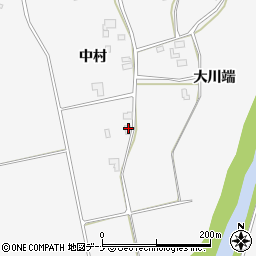 秋田県仙北市田沢湖生保内中村61周辺の地図