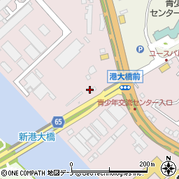秋田カイハツ生コンクリート株式会社周辺の地図