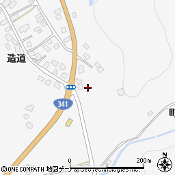 秋田県仙北市田沢湖生保内造道22周辺の地図