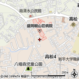梨子建設株式会社　社員寮周辺の地図
