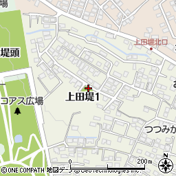 上田堤幼児公園周辺の地図