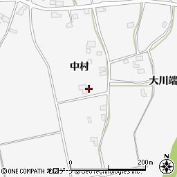 秋田県仙北市田沢湖生保内中村周辺の地図