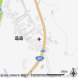 秋田県仙北市田沢湖生保内造道26-91周辺の地図