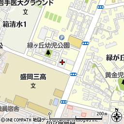 北日本銀行緑が丘支店周辺の地図