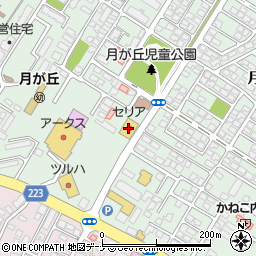 セリア盛岡青山店周辺の地図
