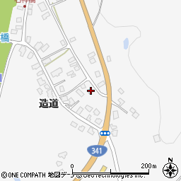 秋田県仙北市田沢湖生保内造道26-19周辺の地図