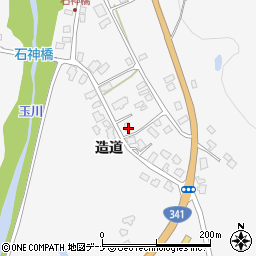 秋田県仙北市田沢湖生保内造道26-25周辺の地図