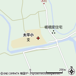 秋田市立太平小学校周辺の地図