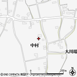 秋田県仙北市田沢湖生保内中村44周辺の地図