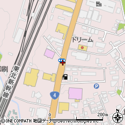 氏子橋周辺の地図