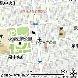 株式会社新栄　秋田営業所周辺の地図