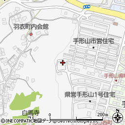秋田県秋田市手形大沢184-5周辺の地図