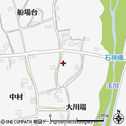 秋田県仙北市田沢湖生保内大川端周辺の地図