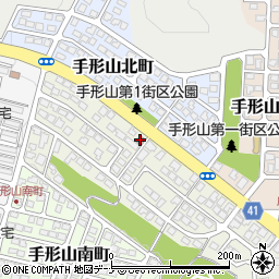 手形山町内会館周辺の地図