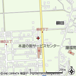 秋田県秋田市柳田川崎86周辺の地図