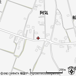 秋田県仙北市田沢湖生保内阿気77周辺の地図